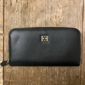 Escada Leather black wallet